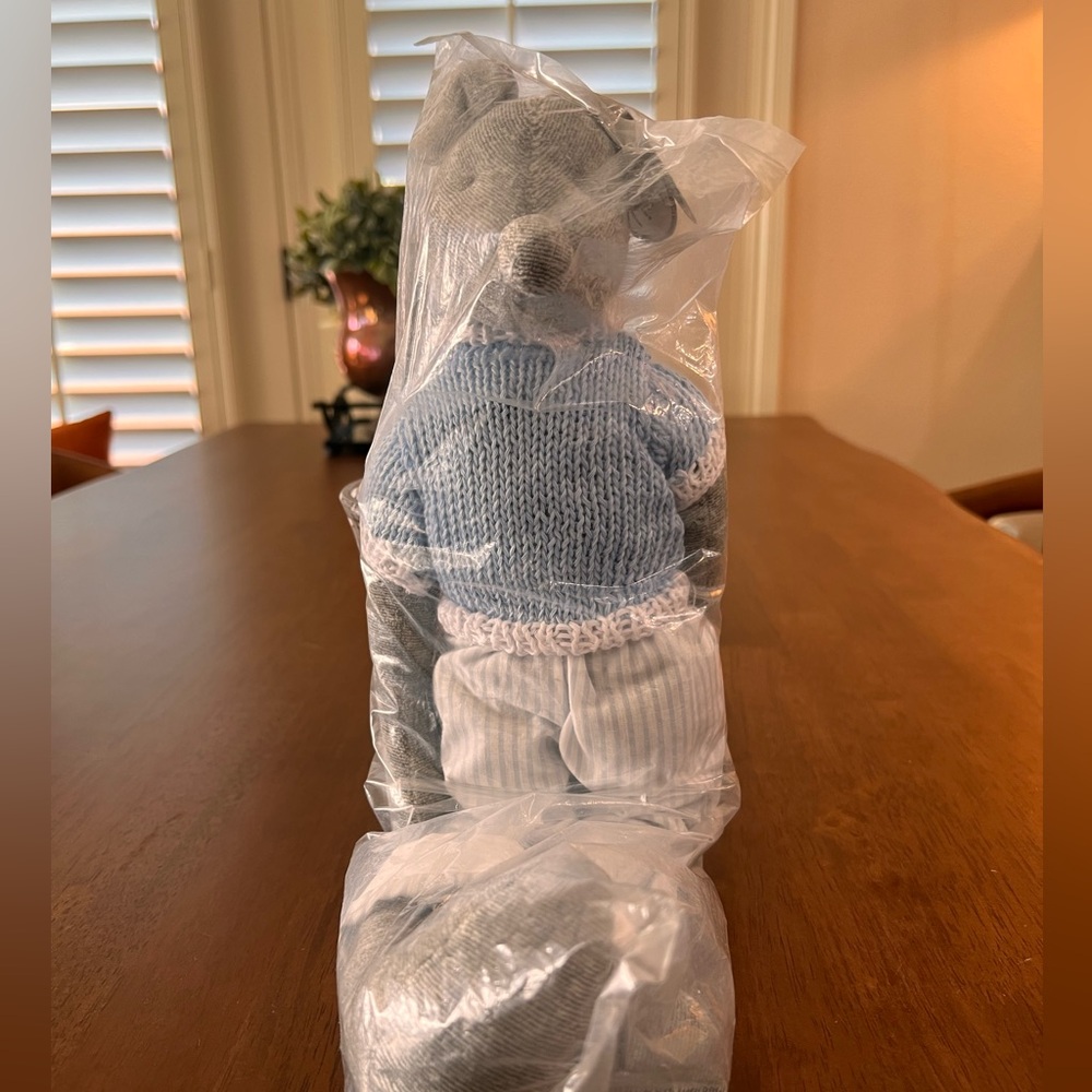 Bearington Baby Collection Lil Bradford Adorable Plush Gray Mice. NWT